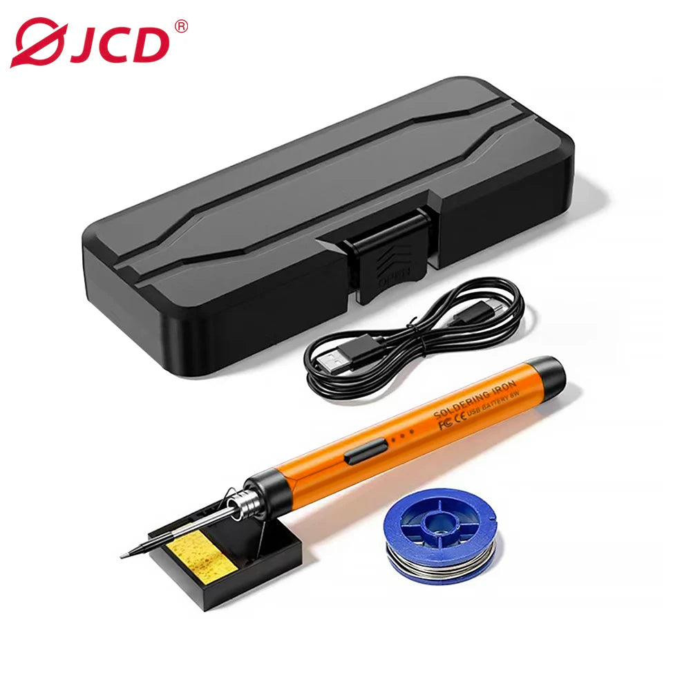 Soldador Inalámbrico USB-C con Pantalla Digital y Temperatura Ajustable